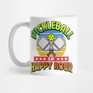 Pickleball Gifts Pickleball is my Happy hour Mug